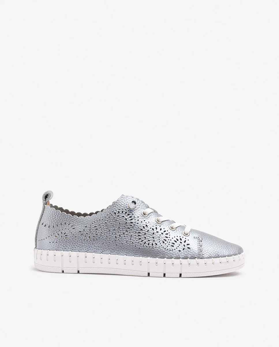 Sneaker FLOW-005 plateado