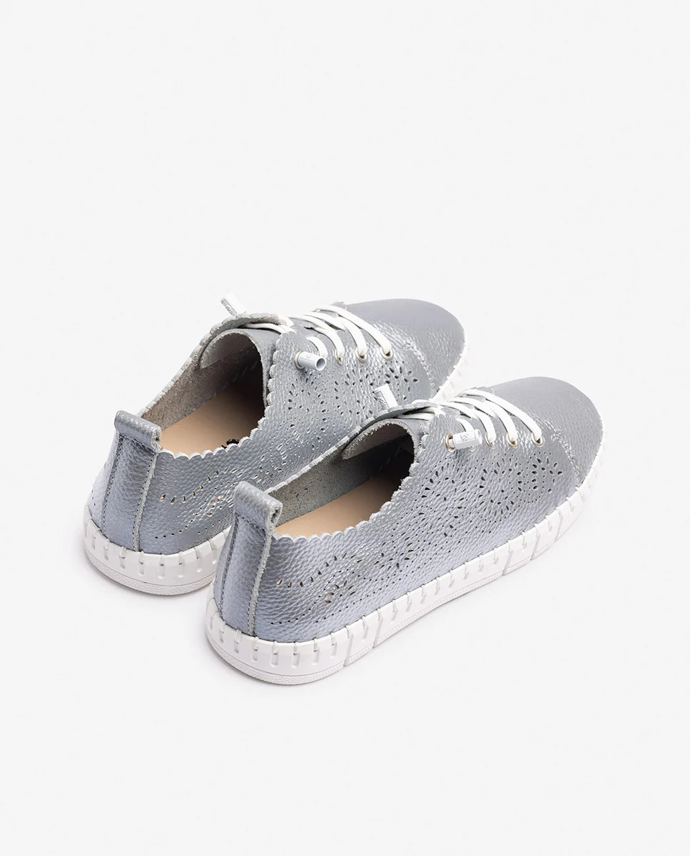 Sneaker FLOW-005 plateado - Image 5
