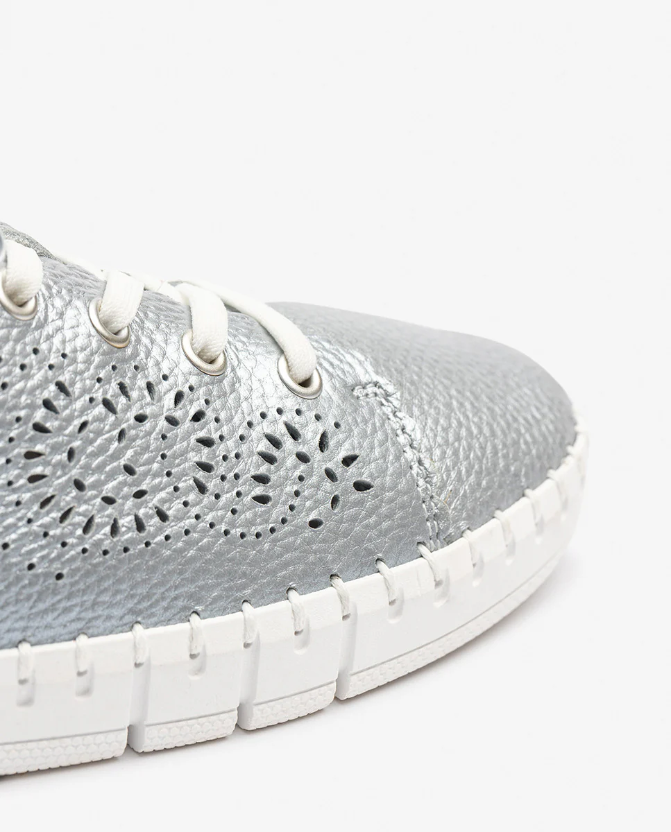 Sneaker FLOW-005 plateado - Image 6