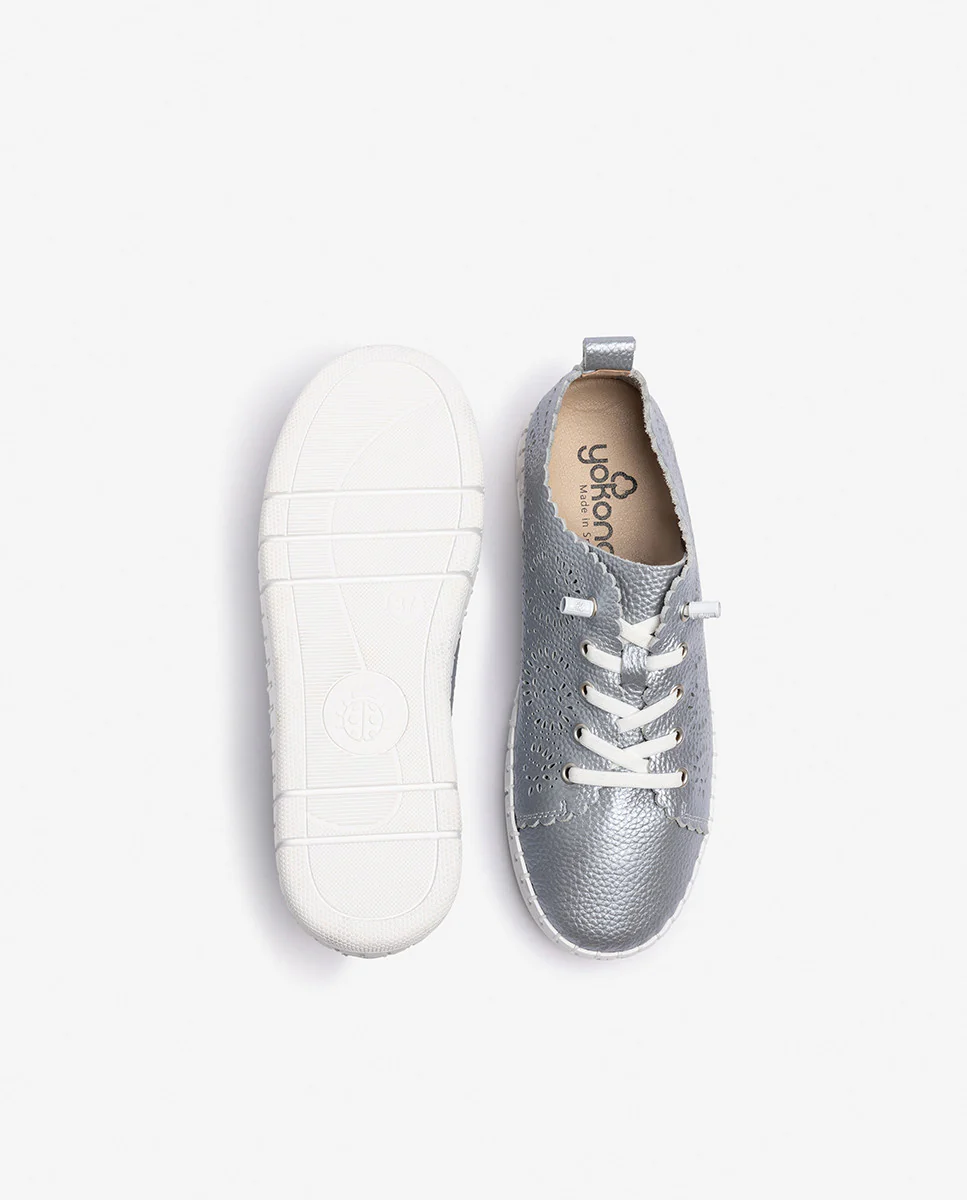 Sneaker FLOW-005 plateado - Image 7