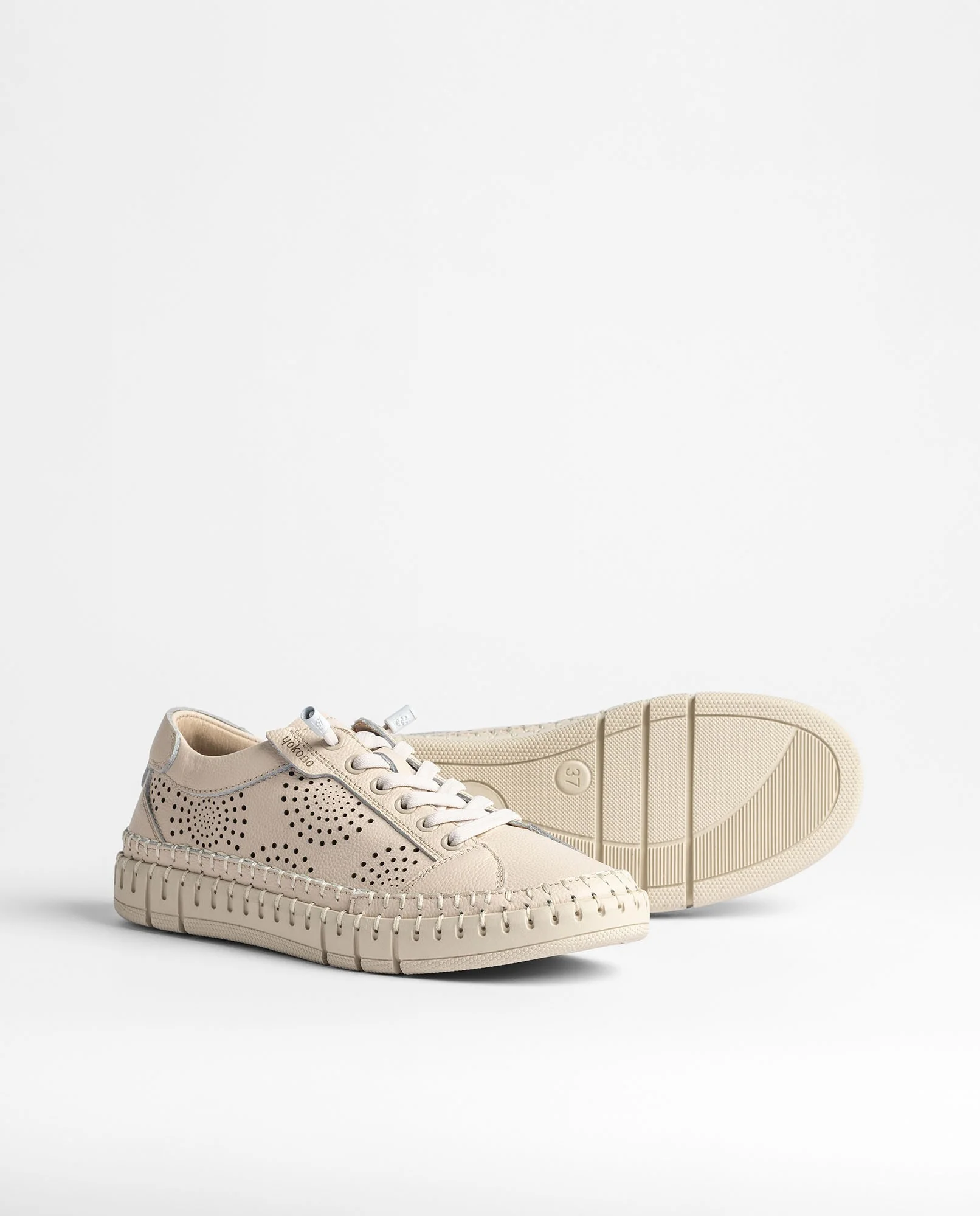 Sneaker FLOW-100 beige - Image 5