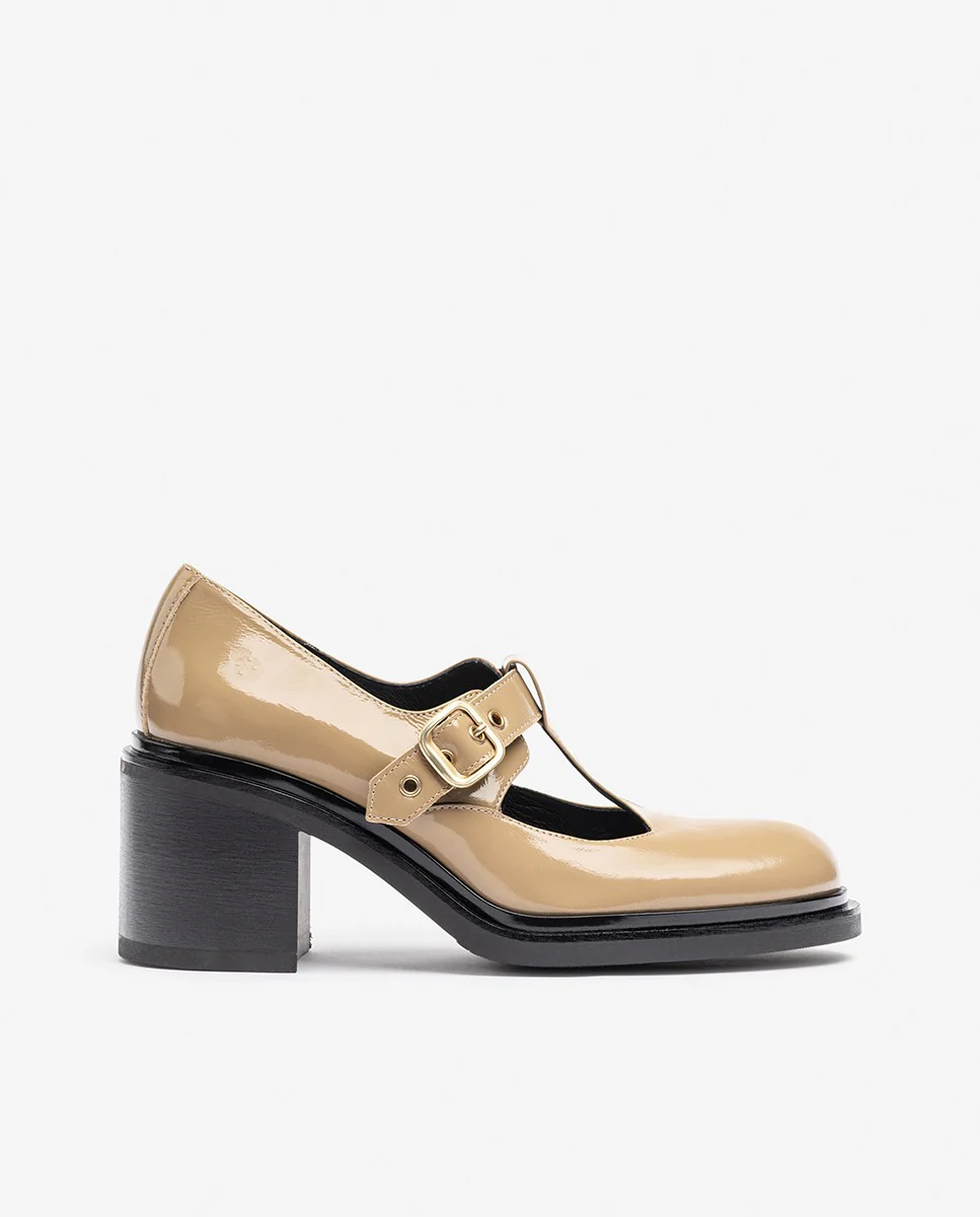Zapato de tacón ELLA-003 beige
