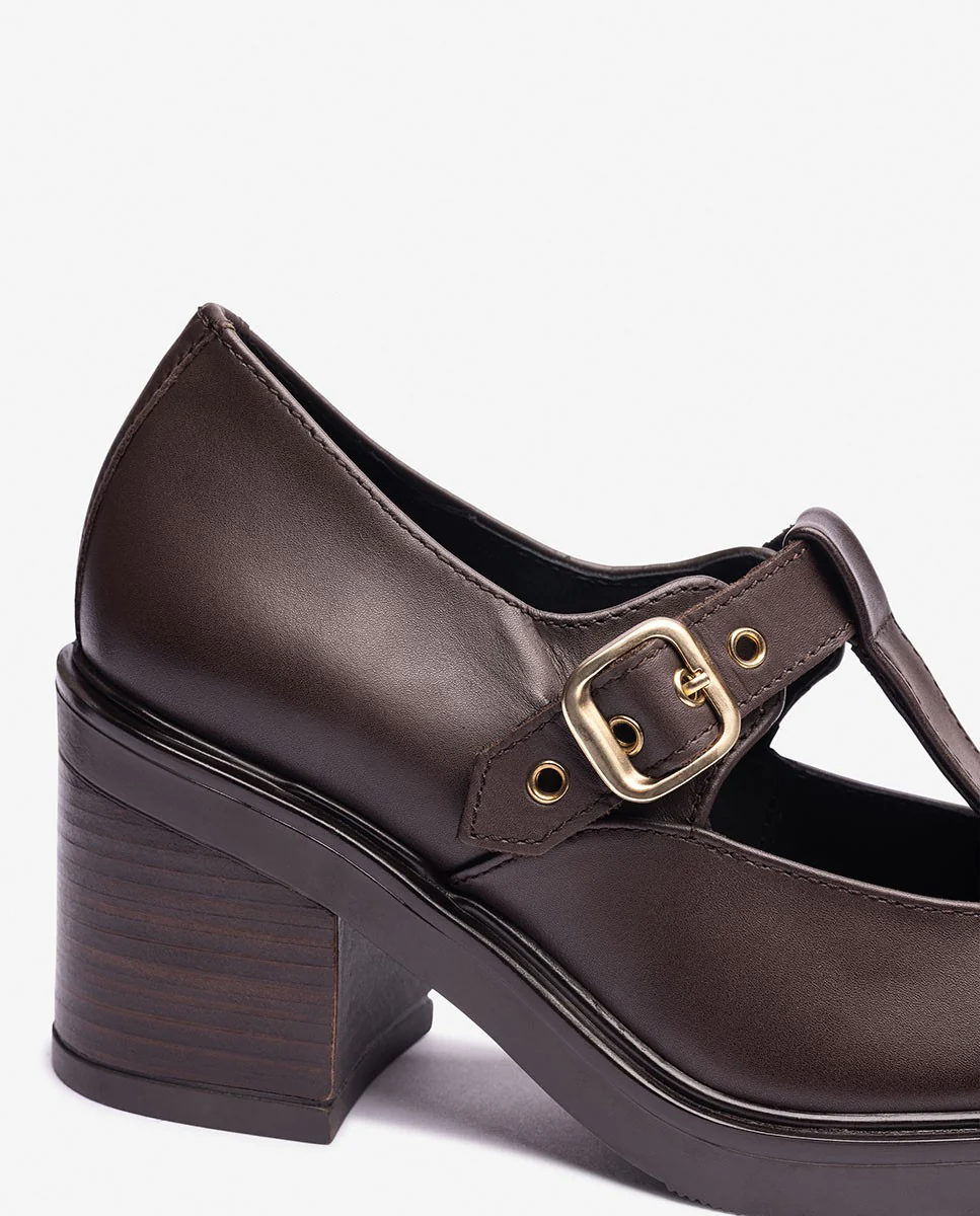 Zapato de tacón ELLA-003 marrón - Image 3