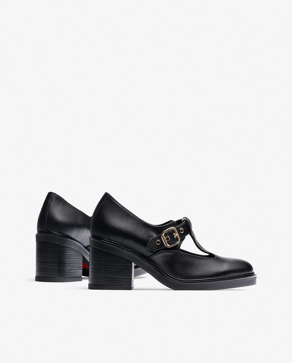 Zapato de tacón ELLA-003 negro - Image 4