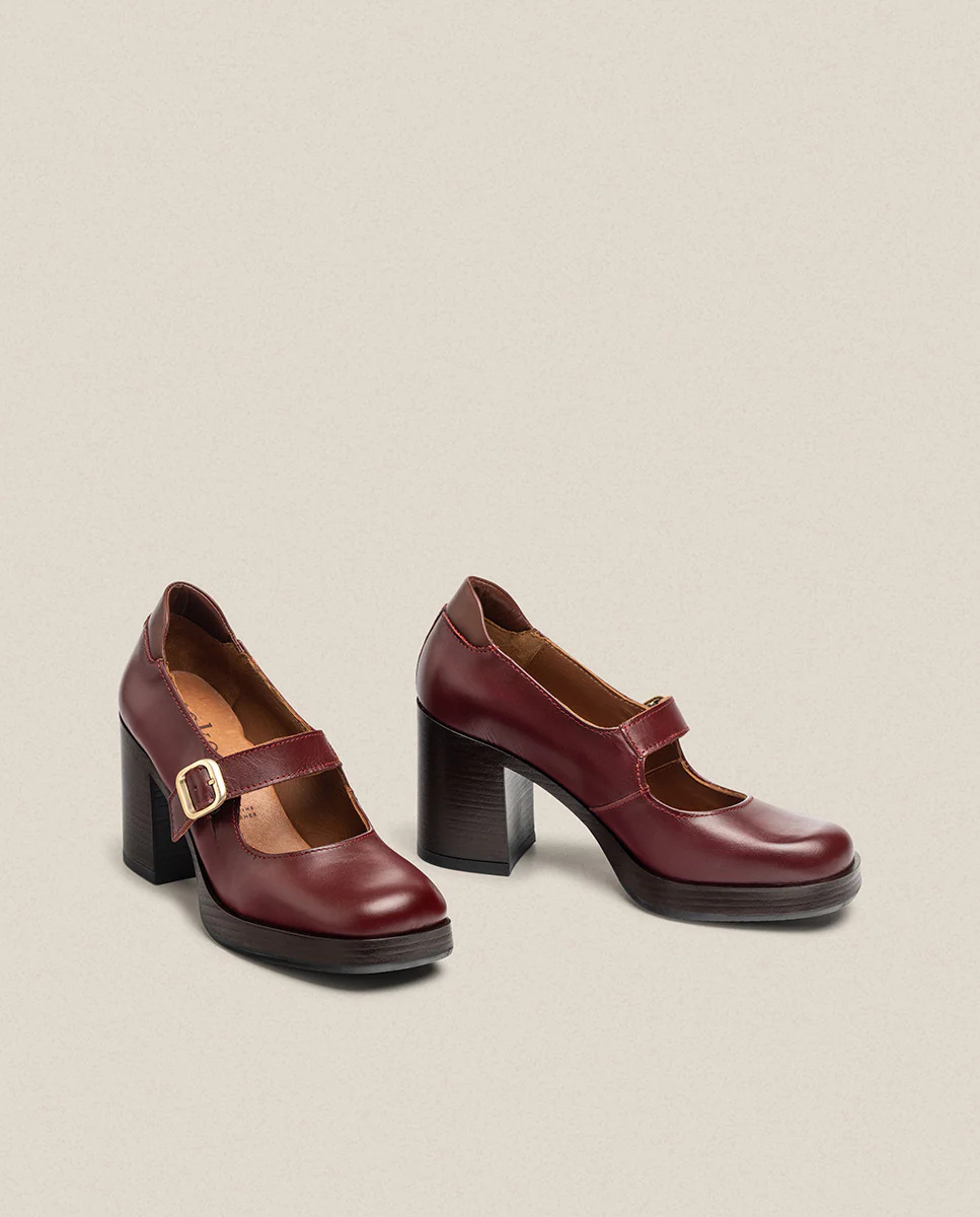 Zapato de tacón KOLIN-010 burdeos - Image 6