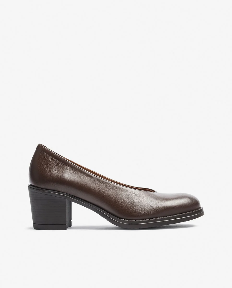 Zapato de tacón LILLE-007 marrón