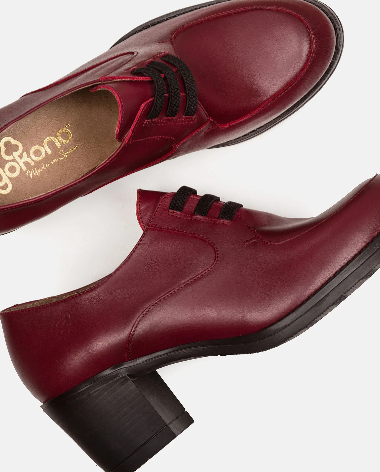 Zapato de tacón LILLE-008 BURDEOS - Image 5