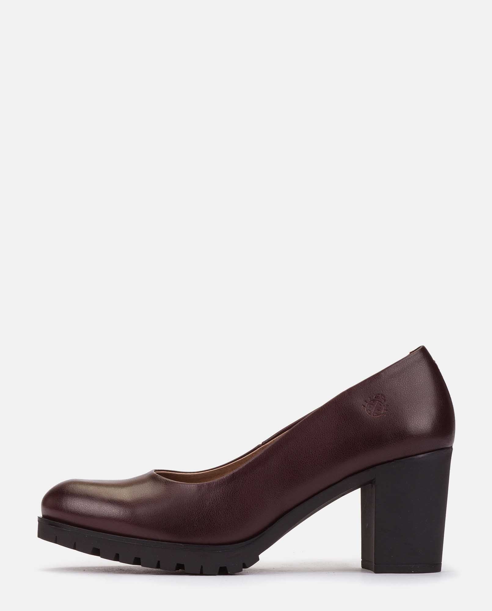 Zapato de tacón PRAGA-020 burdeos - Image 6