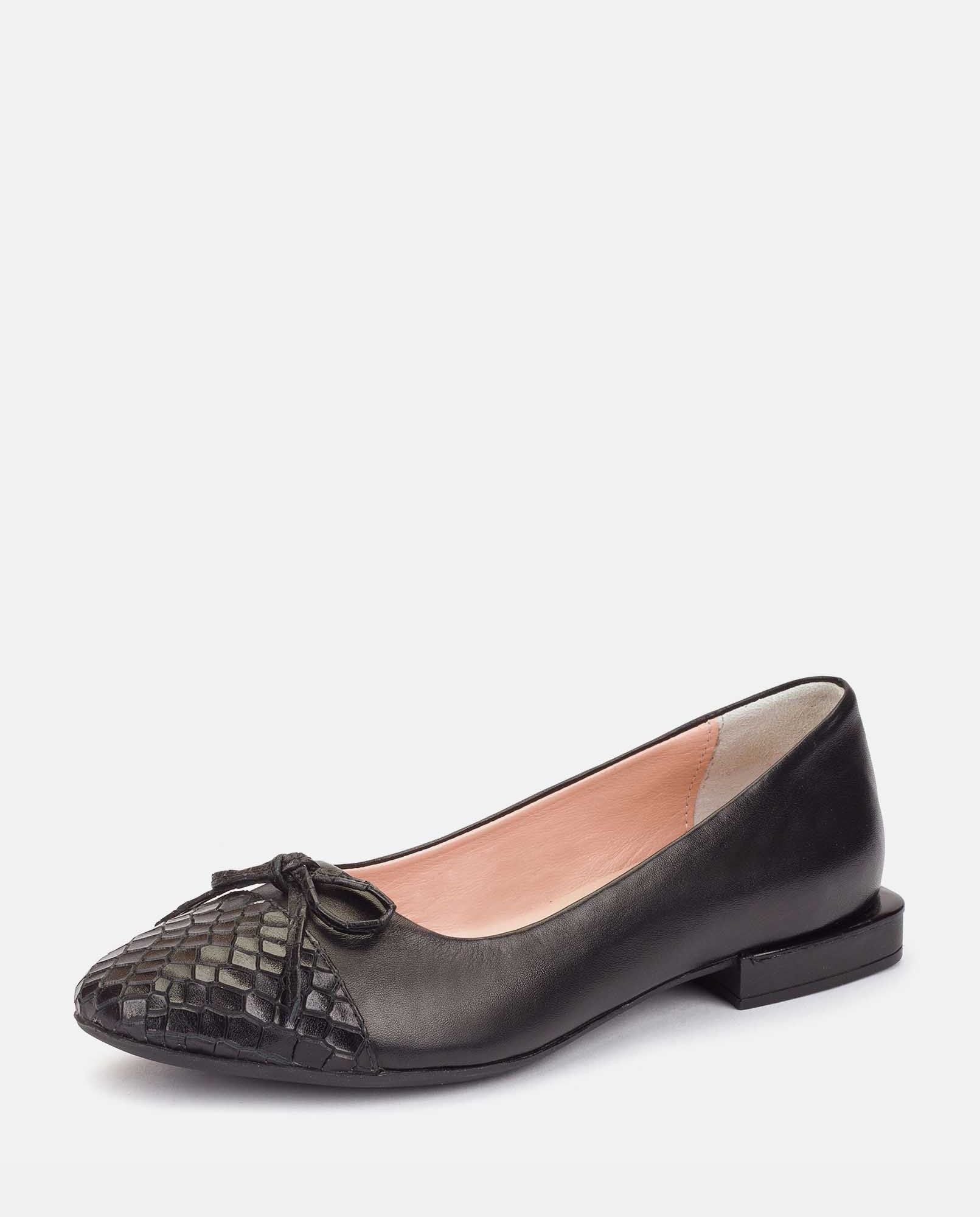 Zapato plano Canada 001 negro - Image 7