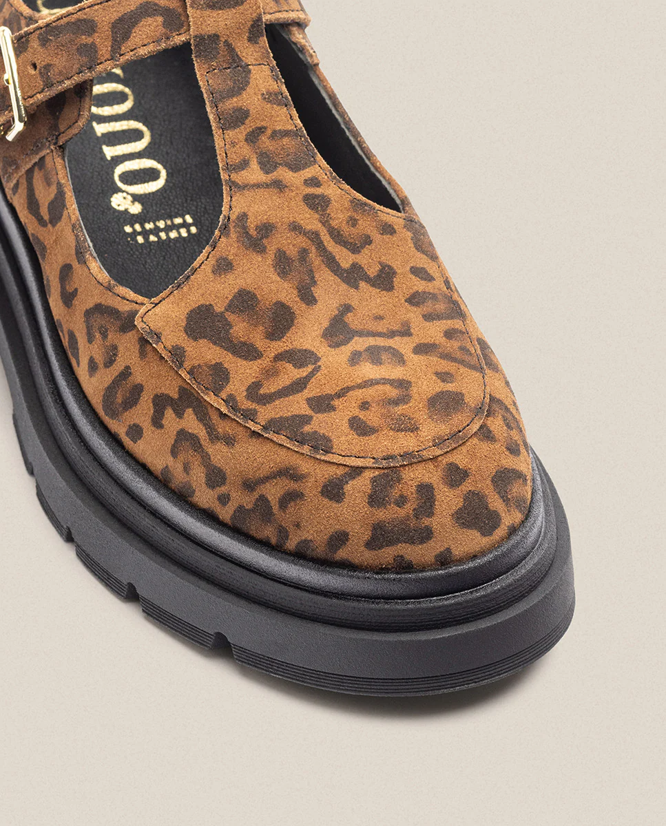 Zapato plano CHAM-003 leopardo - Image 3