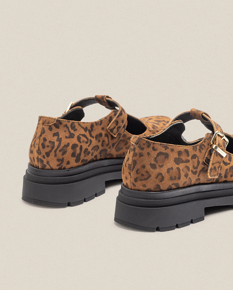 Zapato plano CHAM-003 leopardo - Image 4