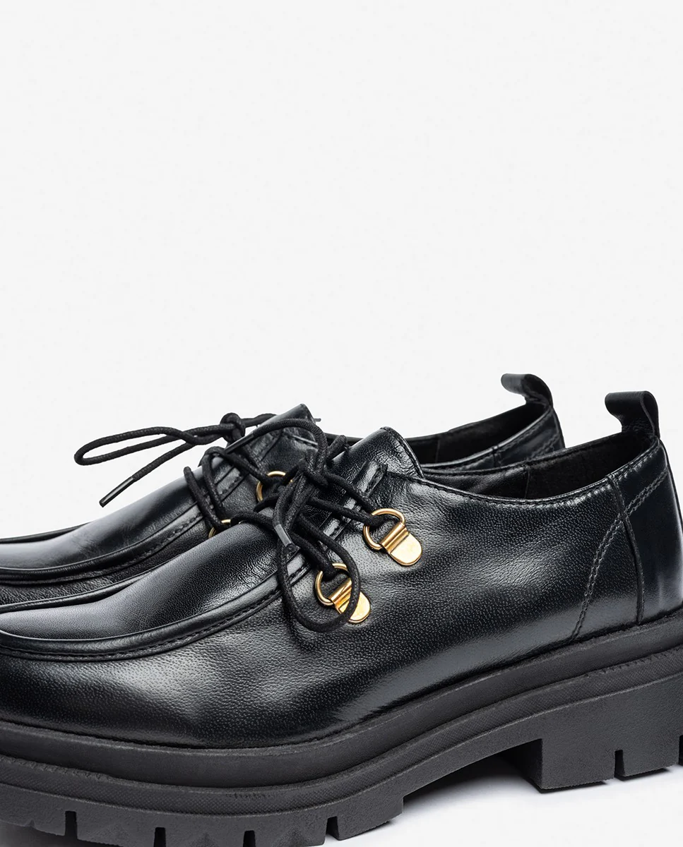 Zapato plano LAN-223 negro - Image 4