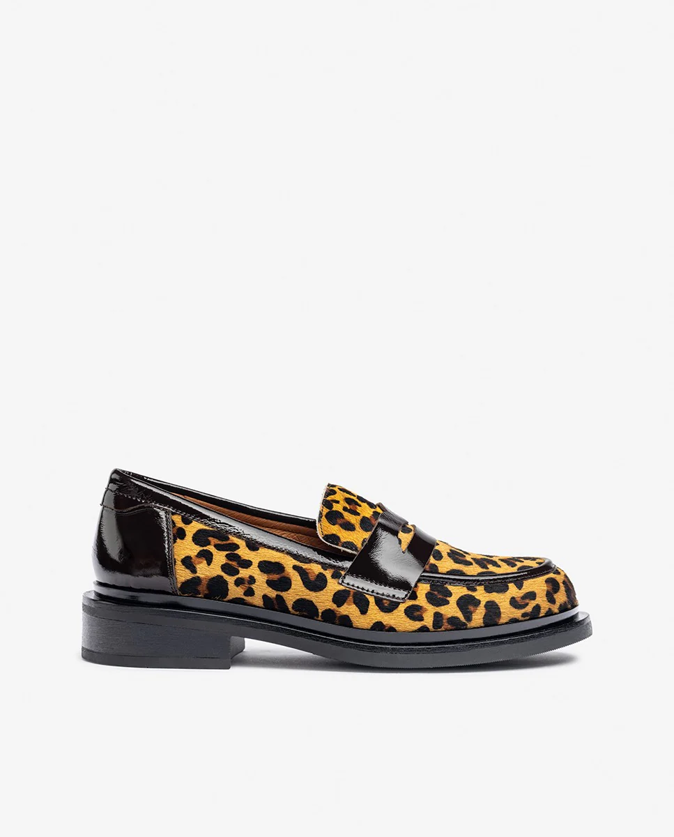 Zapato plano LEI-003 marrón