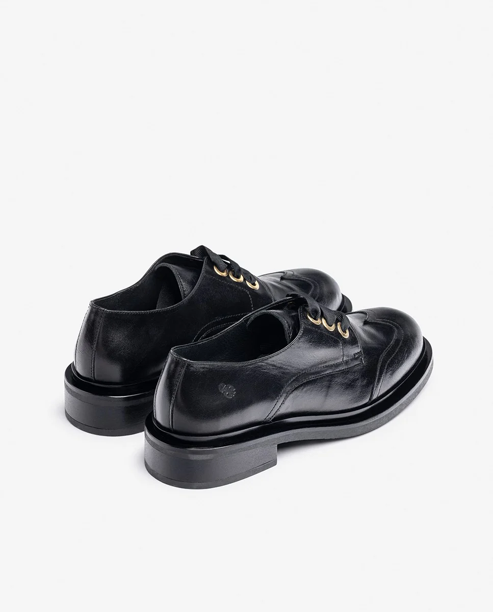 Zapato plano LEI-004 negro - Image 4