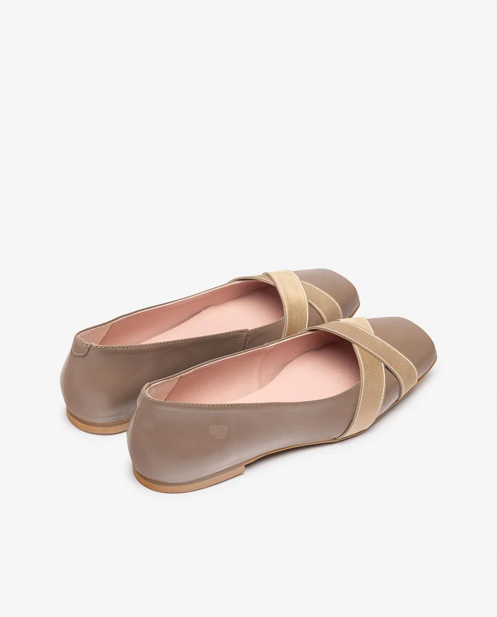 Zapato plano LENNA-102 beige - Image 3