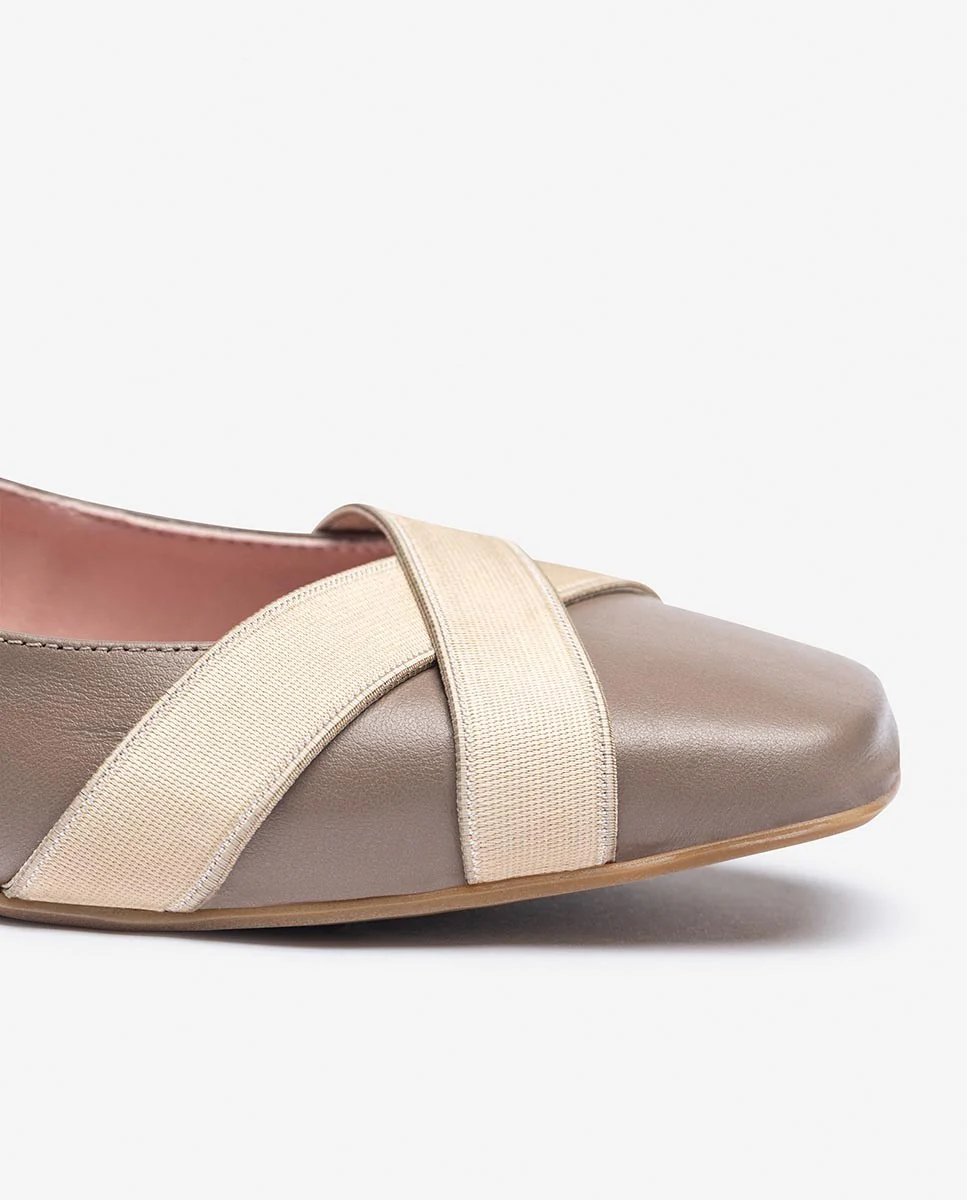 Zapato plano LENNA-102 beige - Image 4