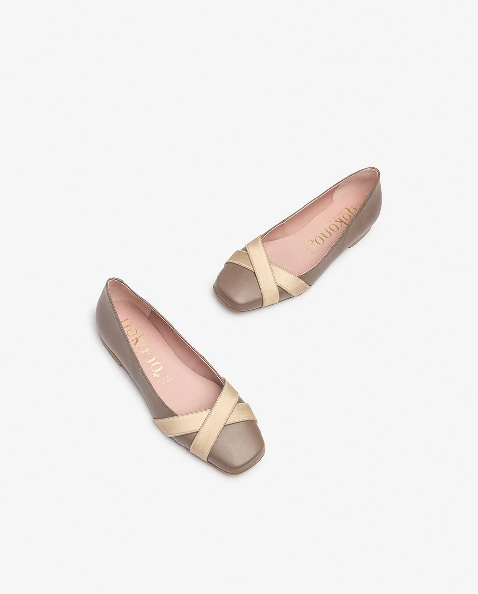 Zapato plano LENNA-102 beige - Image 5