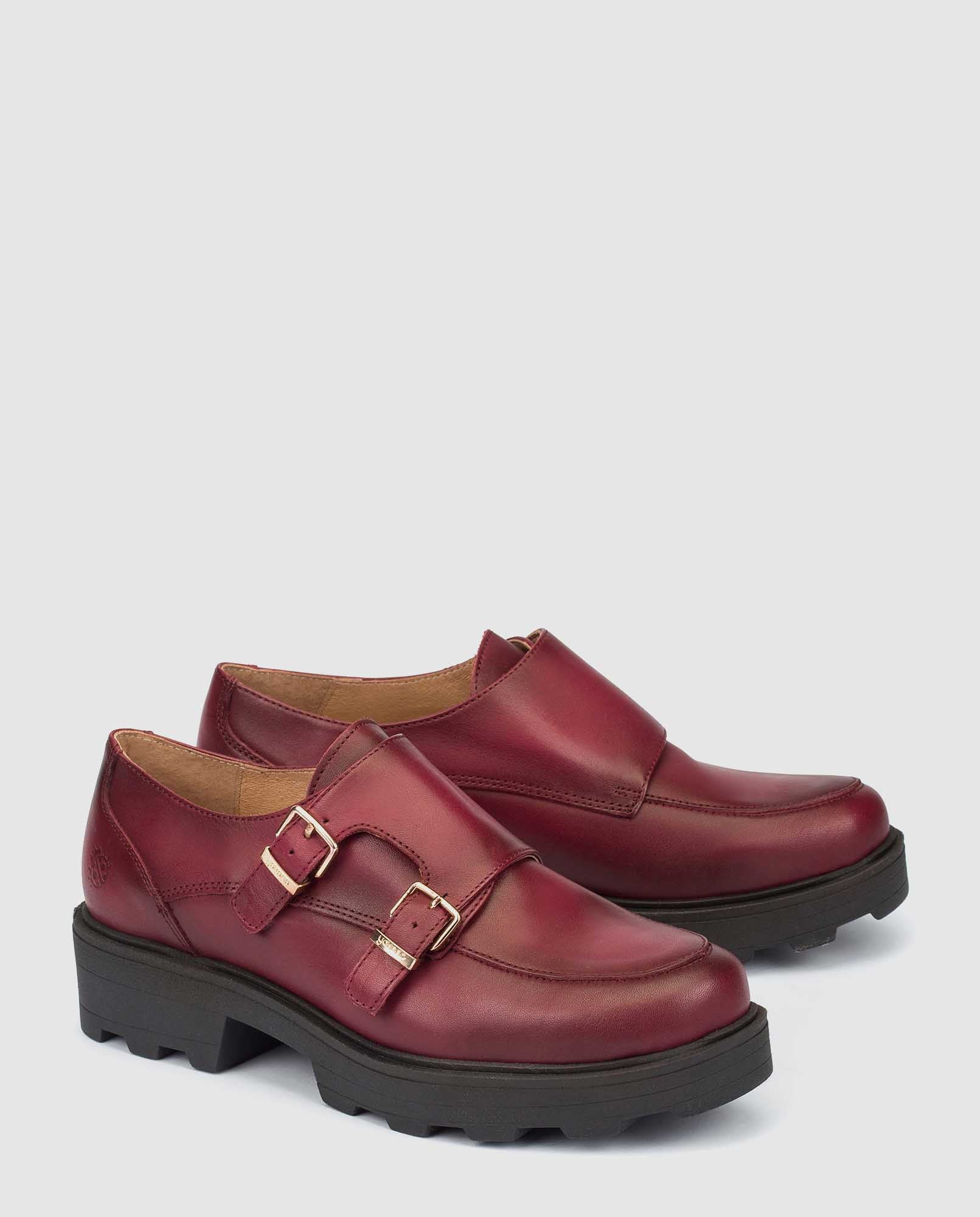 Zapato plano Madrid 003 burdeos - Image 3