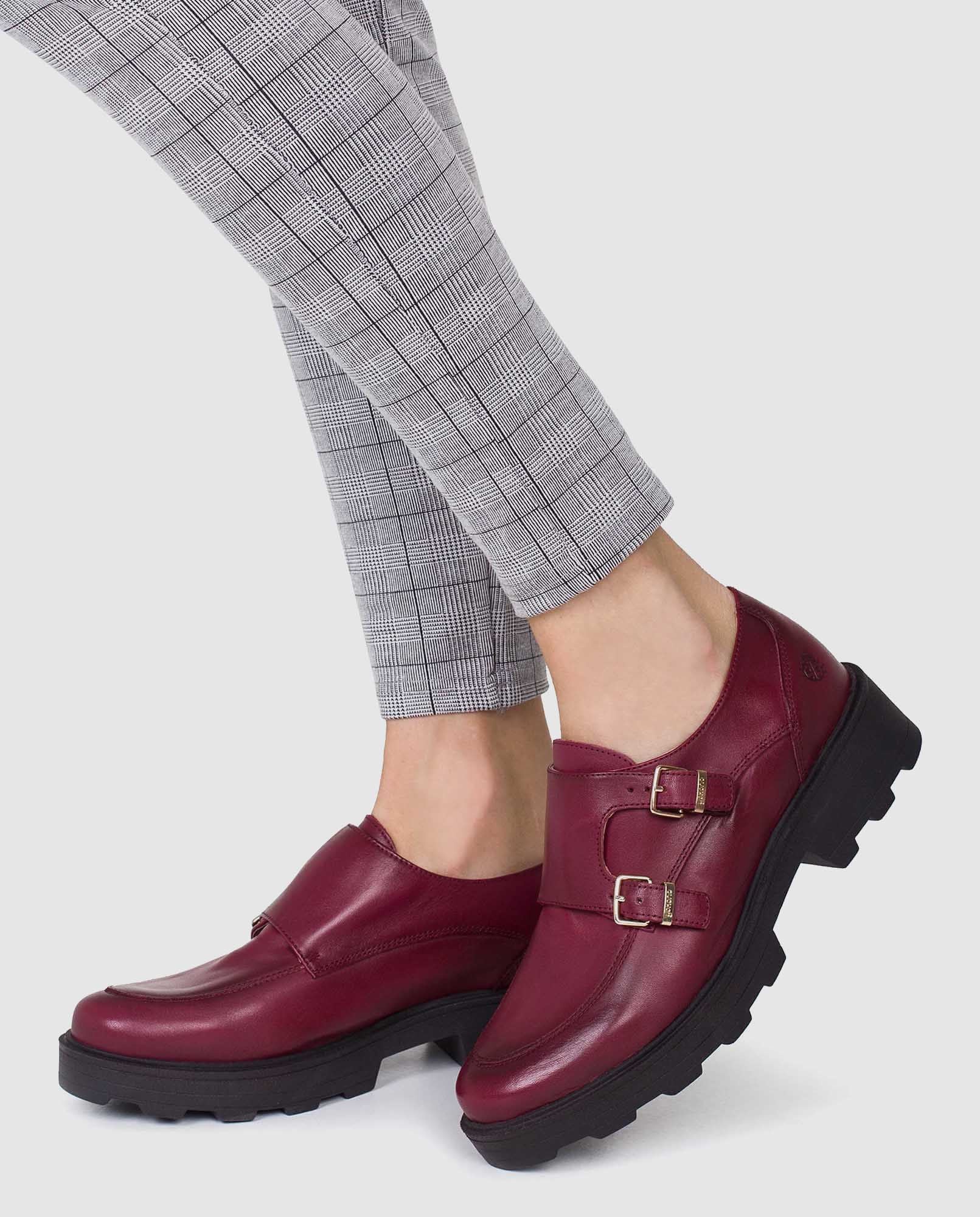 Zapato plano Madrid 003 burdeos - Image 6