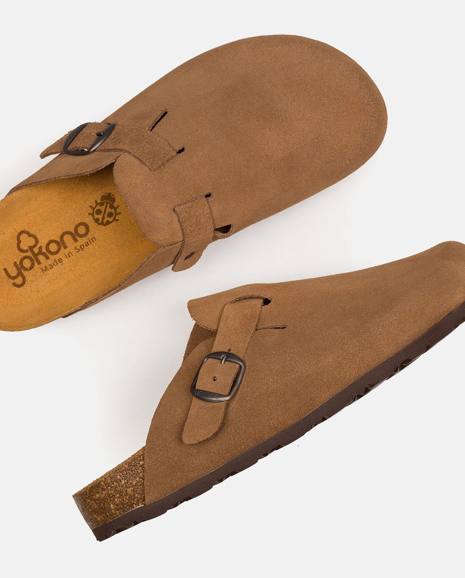Zapato plano Zueco 599 marrón - Image 3